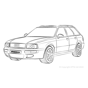 80, 90 Quattro inc Avant (1992-1996), S2 inc Avant B4, RS2 B4 (1994-1996)